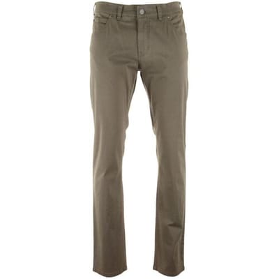 Gardeur Broek Bill Fine-Textured Print Dusty Olive / male