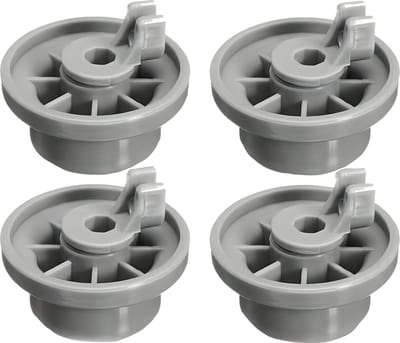 4x Vaatwasser wielen set onderkorf geschikt voor Bosch, Gaggenau, vaatwassers - Vervangt onderdeel 165314 151367 wieltjes - rollers