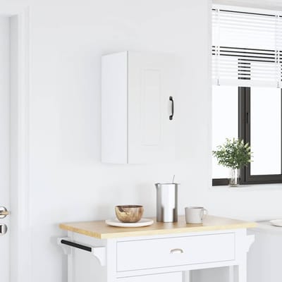 vidaXL - Keukenbovenkast - Kalmar - bewerkt - hout - wit