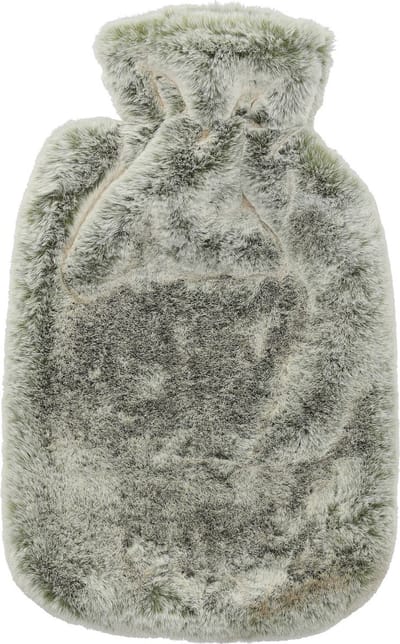 Warmwaterkruik 1,9L met Ultiem Zachte Pluche Hoes - Lichtgroen