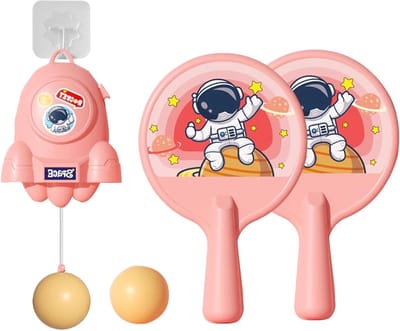 Tafeltennis Trainer Set - Pong Paddle Set Opknoping - Vaardigheid Trainen - Verstelbare Hoogte