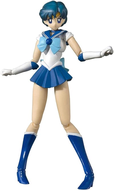 Beeldje Bandai Sailor Moon S.H. Figuarts Sailor Mercury Animation Color Edition
