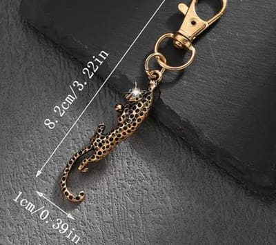 Bagcharm - sleutelhanger - tashanger - cadeau - tijger - panter - dier - kado idee mam
