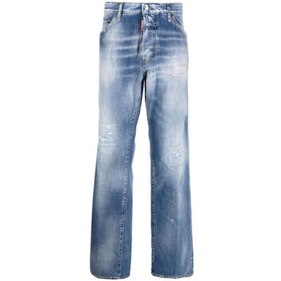 Dsquared2 Roadie Jean-stijl Blauwe Denim Broek