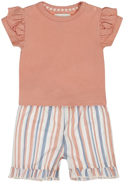 Dirkje Meisjes Kledingset - Light pink
