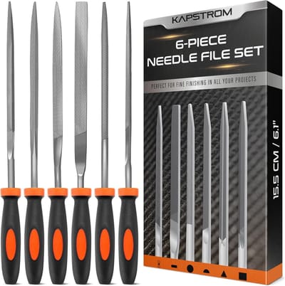 Naaldvijlen Set - Precisie Vijlen - Gedetailleerd Werk - Zes Vormen - 20 cm Lengte