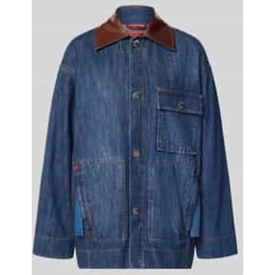 relaxed fit jeansjack van katoenmix model 'PELOTA'
