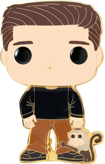 Funko POP! Pin Friends - Ross met Monkey 10 cm