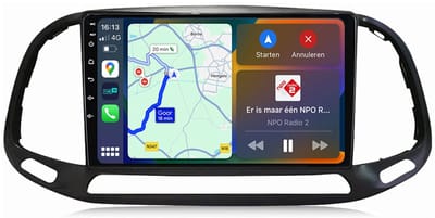 BG4U - Android Navigatie Radio geschikt voor Fiat Doblo 2015-2020 met Apple Carplay en Android Auto