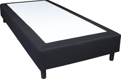 Slaaploods.nl Basic - Boxspring zonder matras - 70x190 cm - Eenpersoons - Zwart