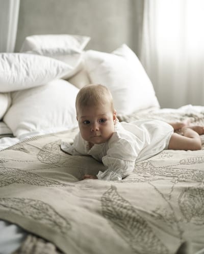 Bold Bamboo babydeken Freja - 100% Organisch Bamboe - Knit - Beige