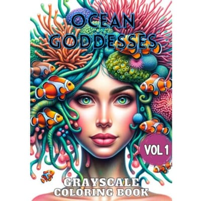 Ocean Goddesses Vol 1 - Nori Art Coloring