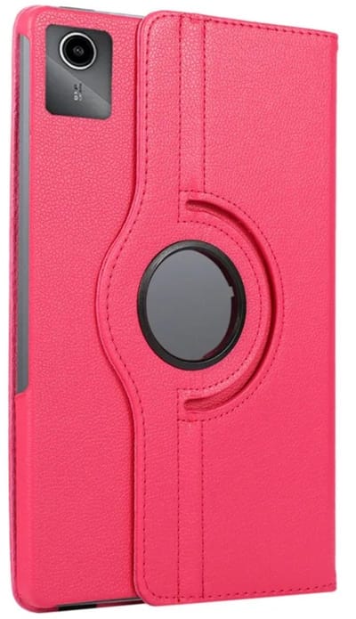 EtuiTab Serie - Tablethoes voor Lenovo Tab M11/K11/K11E - 360 Graden Roze - Eco-leer