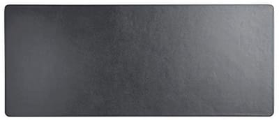 Bureau Pad Mat voor Muis en Toetsenbord van Top-Grain Leer, Zwart 30 x 12,5 x 0,31