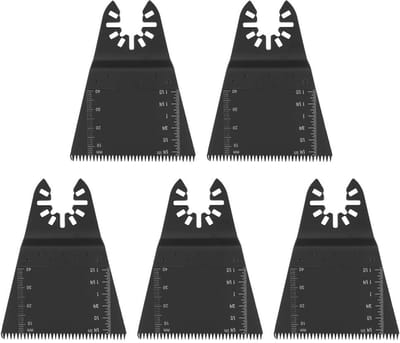 Dailygoods- Zaagblad 5 stuks - Oscillerend Multitool - Koolstofstaal - Precisie Japan tand - Voor Hout/Metaal/Plastic - Hoge hardheid - Multitoolblad