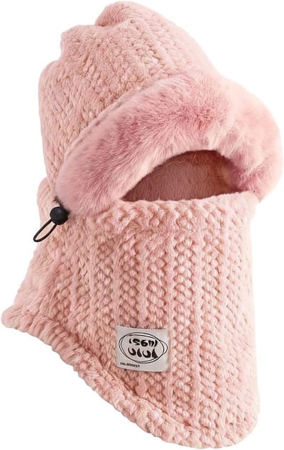 Thermisch Fleece Balaclava Ski Masker voor Unisex Winter, Winddicht en Ademend Gezichtsmasker, Nekwarmer en Sjaal voor Motorfietsgebruik