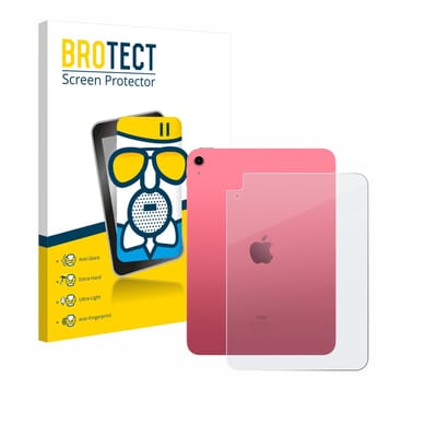 BROTECT - Screenprotector voor Apple iPad A16 11" WiFi 2025 (Achterkant, 11. Gen.) - Folie Beschermfolie Beschermglas matte