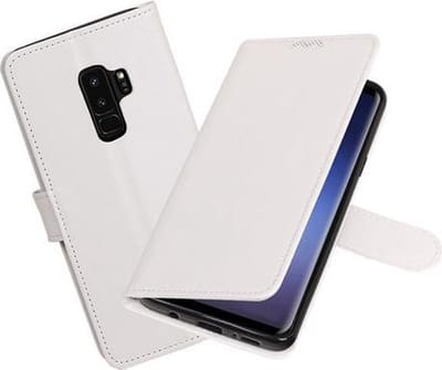 BestCases - Wit Portemonnee booktype hoesje Samsung Galaxy S9 Plus