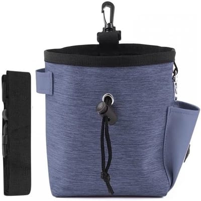 Hondentraining Snacktas - Beloningszakje Heuptas - Wandelen en Trainen - Grote Capaciteit - 16x14x5.5 cm - Blauw