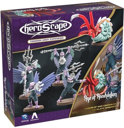 Heroscape: Age of Annihilation - Krakenling & Gelryie Vanguards - Army Expansion - Uitbreiding - Engels