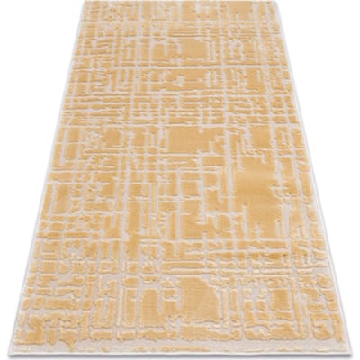 Kleden Rugsx Tapijt ACRYL VALS 3236 Abstractie geel / 70x140 cm