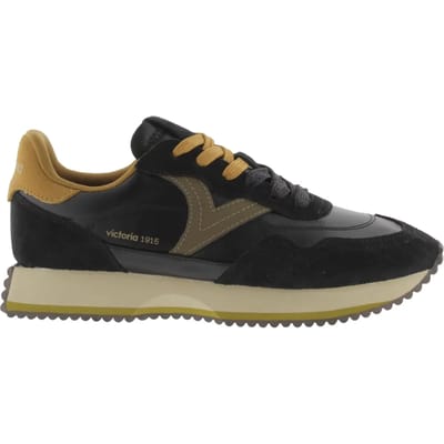 Nylon, metaal en nubucklederen sneakers Victoria Cosmos