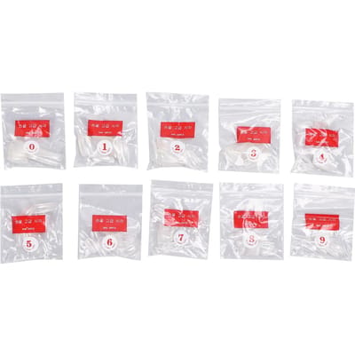 500 stuks korte ovale nagels DIY kunst manicure salon volledige dekking kunstnagels voor vrouwen transparant white