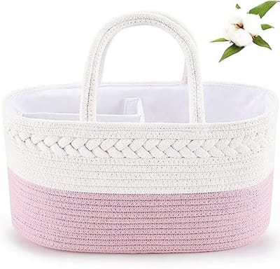 Luier Caddy voor Baby - Opbergbak voor Kinderkamer en Auto Organizer