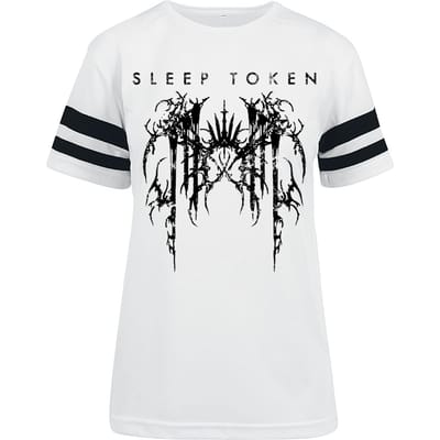 Sleep Token T-shirt - Grunge Logo - S tot L - voor Vrouwen - wit-zwart