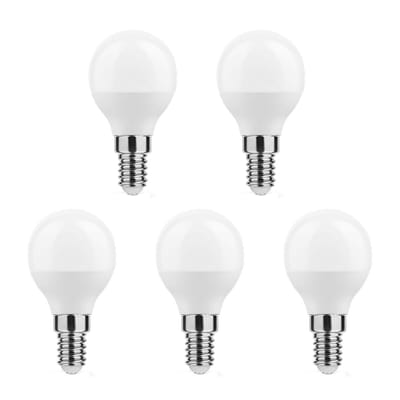 Technik E14 LED Lamp 4.9W - 470lm - 6000K - Daglicht Wit - LED Globe Mini P45 - Vervangt 40W Halogeen Gloeilamp - 5 stuks