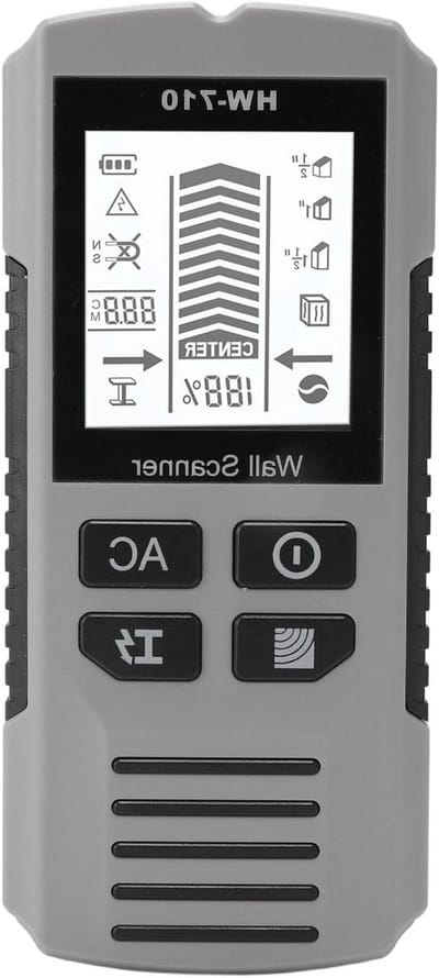 Muur Scanner voor het Vinden van Hout, Metaal en Elektriciteitsdraden met LCD Scherm