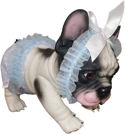 ASI DREAMS Pop - Lily Bulldog 32 Cm - Kleding - Wit/Blauw