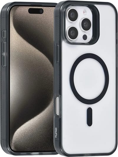 Back cover case - Magsafe silicone Hoesje Geschikt voor: iPhone 16 Pro Max - Zwart