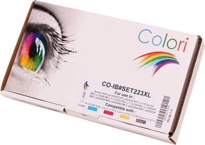 Set 4x Colori huismerk inkt cartridge geschikt voor Brother LC-221 LC-223XL voor Brother DCP-J4120DW DCP-J562DW MFC-J1100 Series MFC-J1140W MFC-J1150DW MFC-J1170DW MFC-J1180DWT MFC-J4420DW MFC-J4425DW