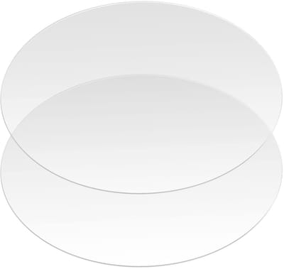 Dailygoods- Acrylplaten 30 cm - Transparante Ronde Acrylschijven - Glasvervanging - Fotolijsten - Schilderen - Duurzaam Hoogwaardig Acryl