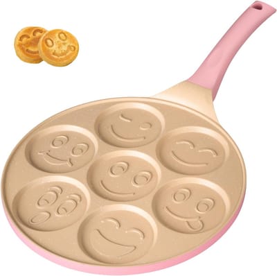 SCH® Poffertjespan - Poffertjespannen - Roze - 24cm x 24cm x 4cm
