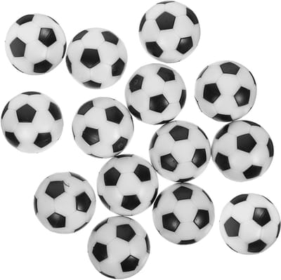 Tafelvoetbal Ballen - Reserve Onderdelen - Wedstrijd Spelen - Stevige Hars Constructie - 16 Stuks - Multi