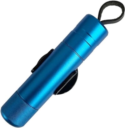 2-in-1 Autoveiligheidshamer, Multifunctionele Autoruitenbreker, Gordelsnijder, Noodhulpmiddel For Het Ontgrendelen van Autostoelgesp onder Water(Blue*1pcs)