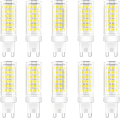 9W LED-Lamp G9 Koel Wit 6000K - Energiebesparend en Niet Dimbaar - 10 Stuks