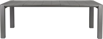 Housecraft Living Alban Tuintafel Rechthoekig 220x100 cm Metaal Grijs