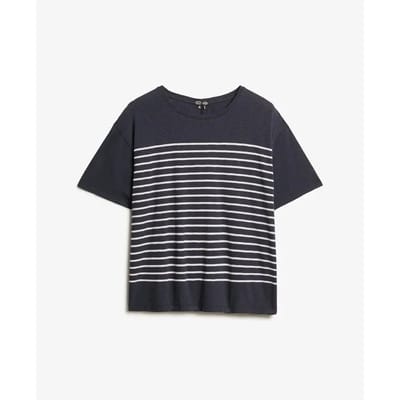 Superdry - Studios T-shirt met verlaagde schouders - Dames - T-shirts