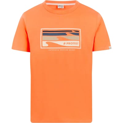 Protest PRTHanwell - T-shirt Heren - Korte mouwen - Ronde hals - Normale pasvorm - Crème