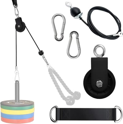 Efficiënt Kabel Trek Systeem voor Krachttraining, Voorarm Trainer en Fitness Accessoires voor Thuisgebruik