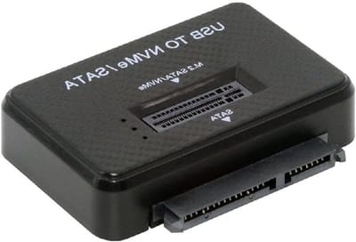 USB-C naar M.2 NVME/SATA 2.5 Inch Dual SSD Externe Docking Station en Behuizing voor PC