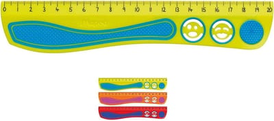 Set van 3 Duurzame Linialen (20 cm) - Kunststof en Gebruiksvriendelijk