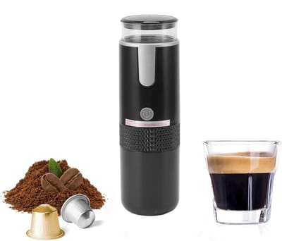 Draagbare koffiezetapparaatcapsules Machi Machine Automatische originele poedercontainer voor klassieke draagbare koffiezetapparaat voor op reis Koffiemachine Handmatige espressomachines