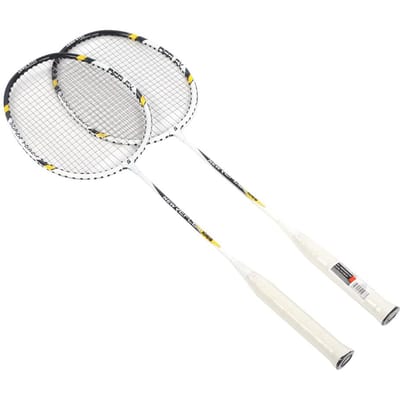 1068 Draagbaar Lichtgewicht Aluminiumlegering Volwassenen Training Offensief Type Dubbelspel Badminton white