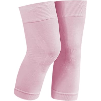 1 Paire Manchon de Genou en Fibre de Bambou Genouillère de Compression Pour la Course Soulagement de la Douleur Support Arthrite Gestion du Rhumatisme M rose