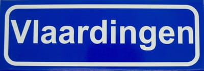 Souv© - magneet plaatsnaambord Vlaardingen