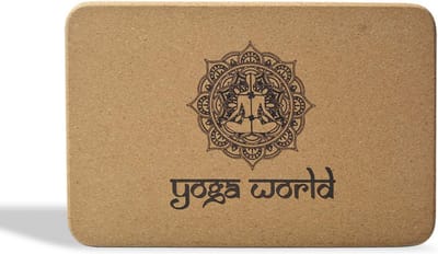 Set Stevige Kurk Yogablokken met Antislip voor Stabiliteit en Pilates